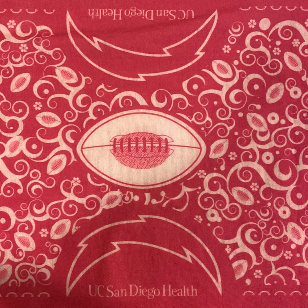 SD Chargers Printed Neck Gaiter Mask